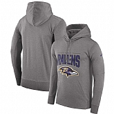 Baltimore Ravens Nike Sideline Property of Performance Pullover Hoodie Gray,baseball caps,new era cap wholesale,wholesale hats